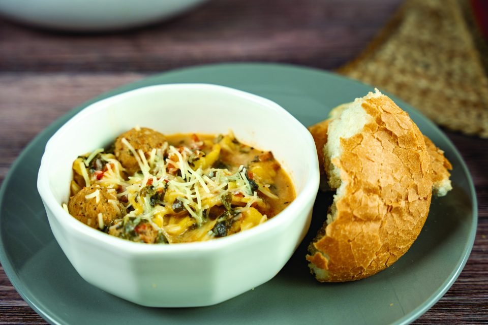 Tortellini Meatball Soup