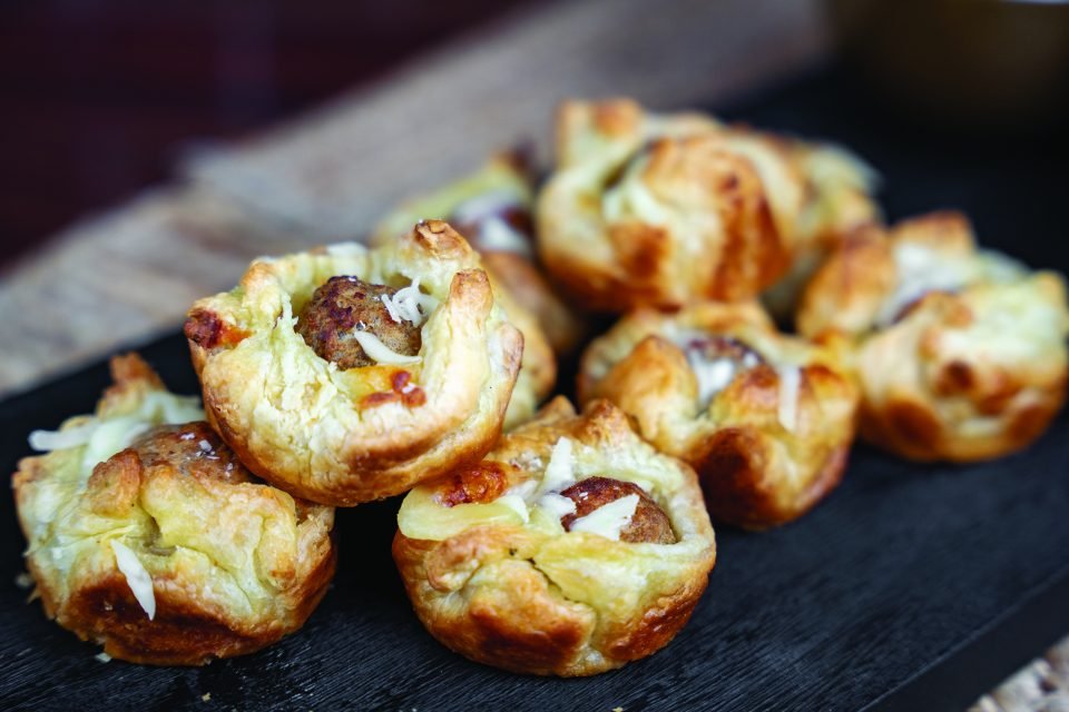 Cheesy Meatball Bites