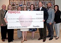 School Board Honors Toyota's $1 Million Donation to Academy Programs