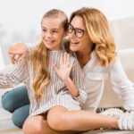mom and daughter